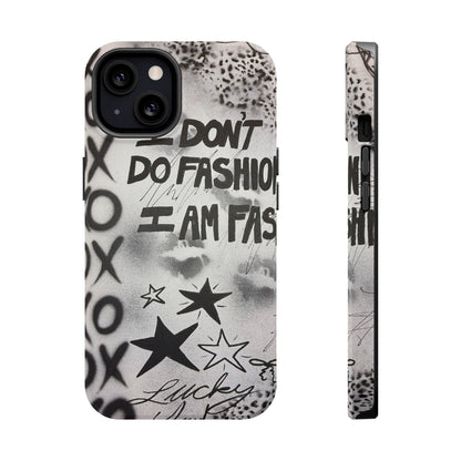 MagSafe "i am fashion" airbrush iPhone case