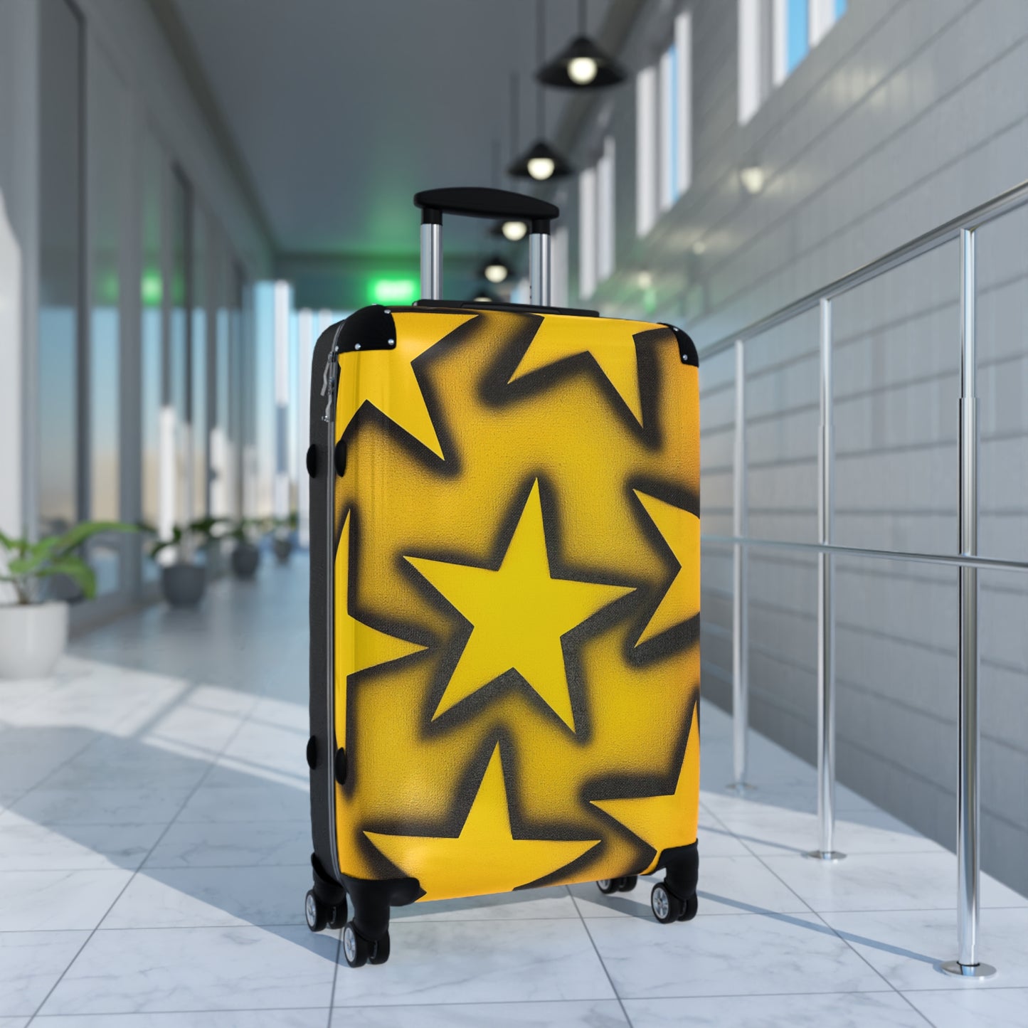 "ur a star" airbrush suitcase