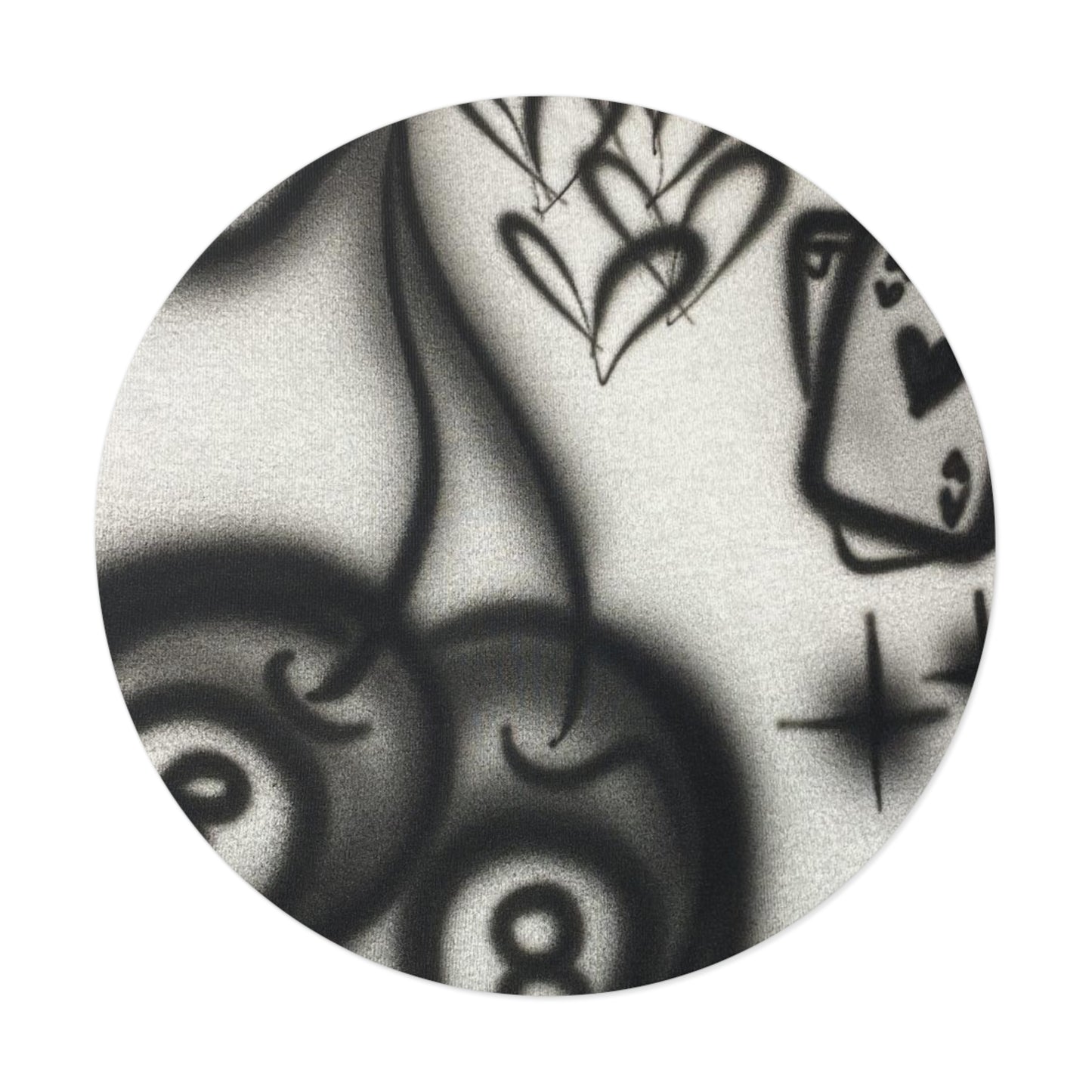 "hidden ace" airbrush vinyl sticker
