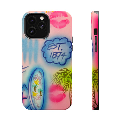 MagSafe "in the wave" airbrush iPhone case