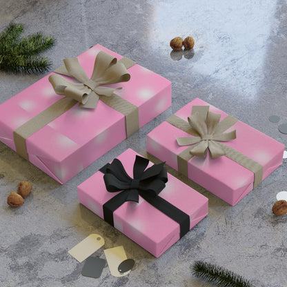 "strawberry swirl polka dot" airbrush wrapping paper