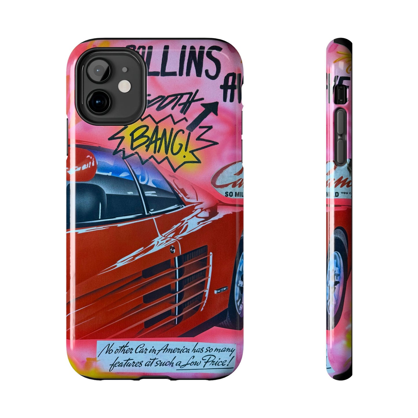 "miami momentos" airbrush iPhone case