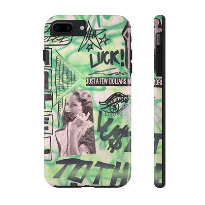 "lust over luck" airbrush iPhone case