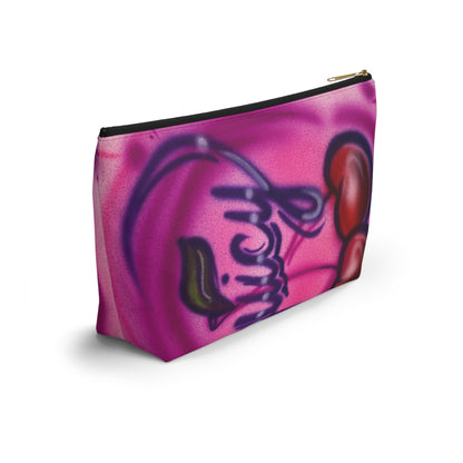 "juicy" airbrush makeup pouch