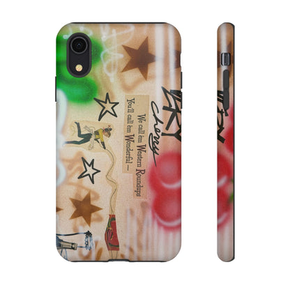 "very cherry" airbrush iPhone case