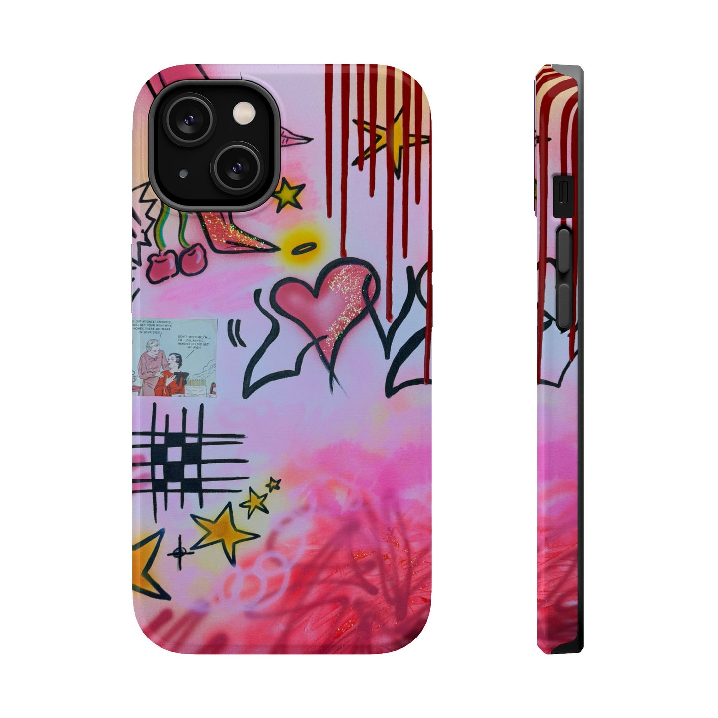 MagSafe "cherry. luvr" airbrush iPhone case