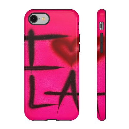 "I <3 LA" airbrush iPhone case