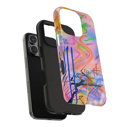 "neon haze" airbrush iPhone case