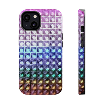 MagSafe "multicolor studs" airbrush iPhone case