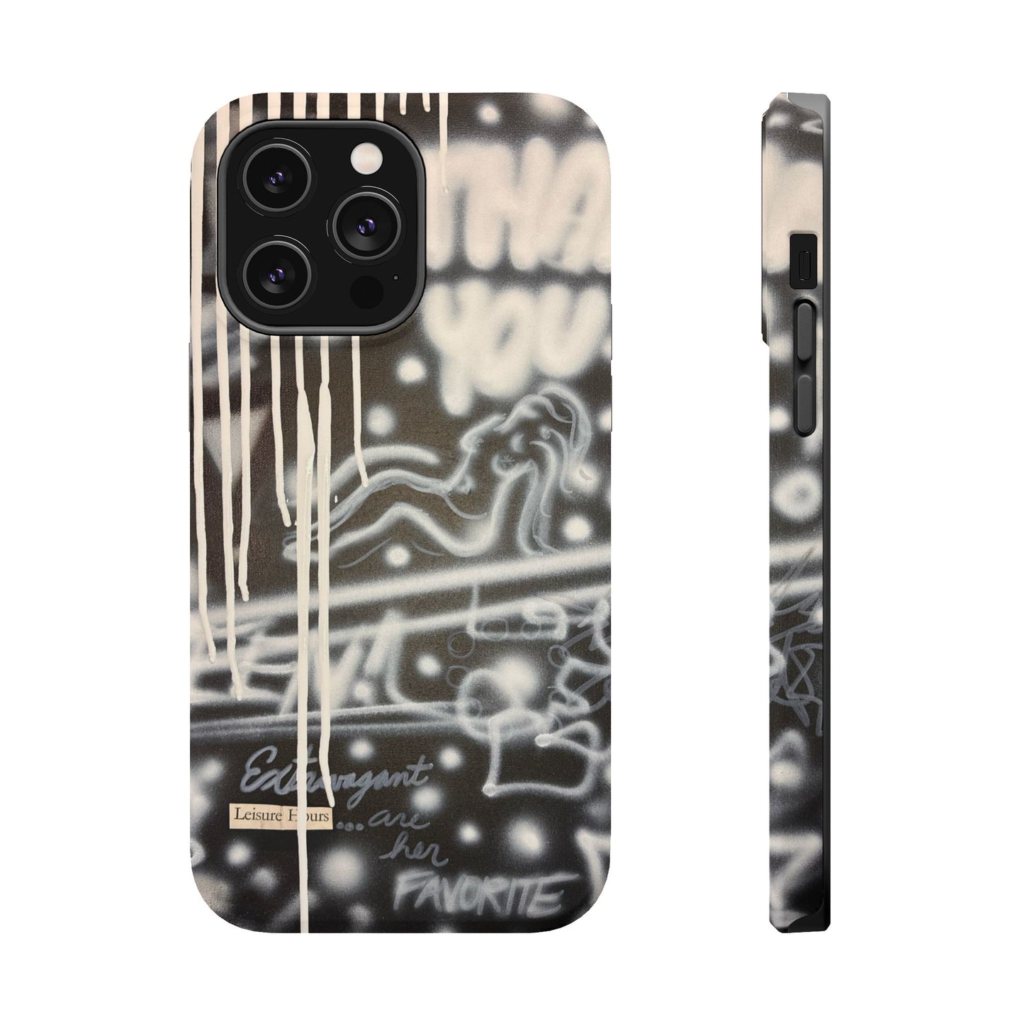 MagSafe "extravagant leisure" airbrush iPhone case