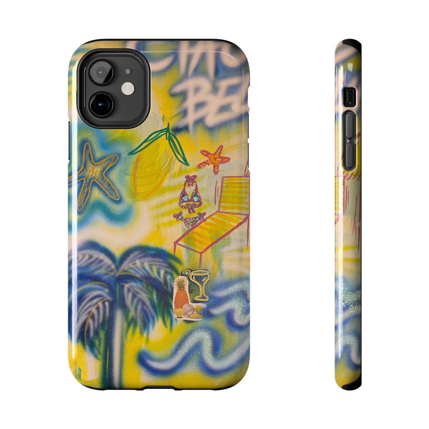 "ciao bella" airbrush iPhone case