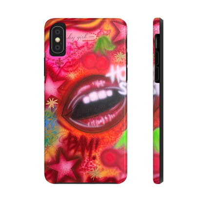 "hot stuff" airbrush iPhone case