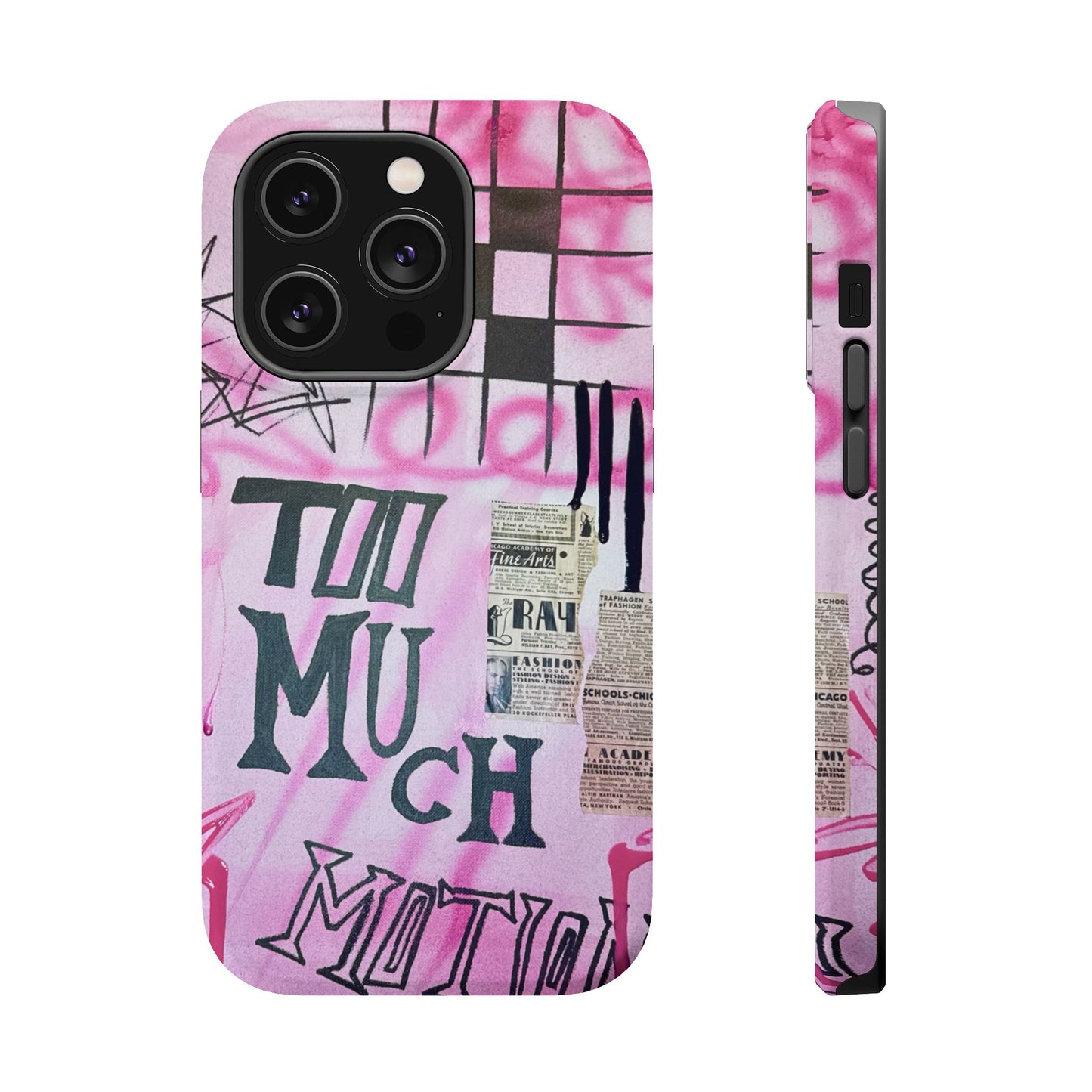 MagSafe "too much motion" airbrush iPhone case