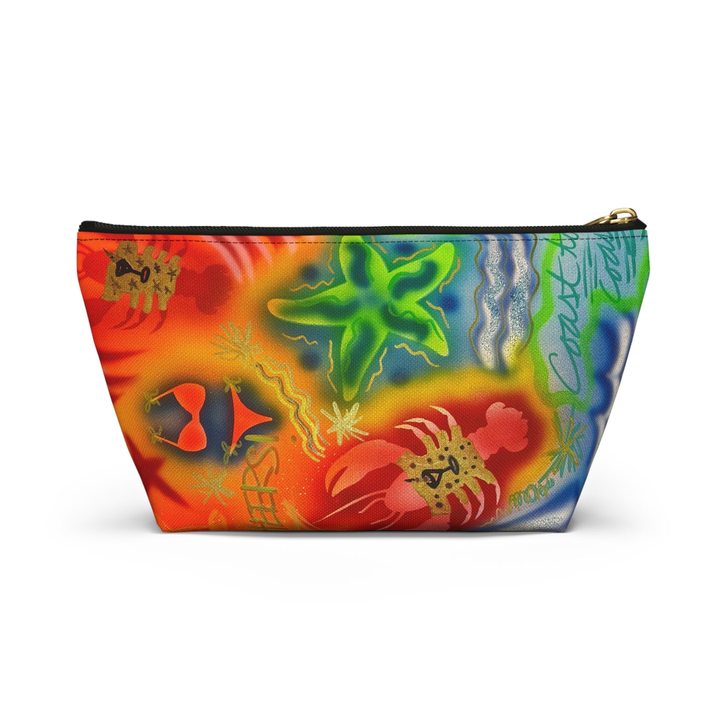 "tipsy lobster" airbrush makeup pouch