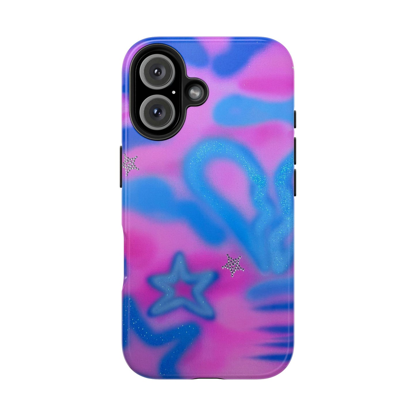 "blue camo" airbrush iPhone case