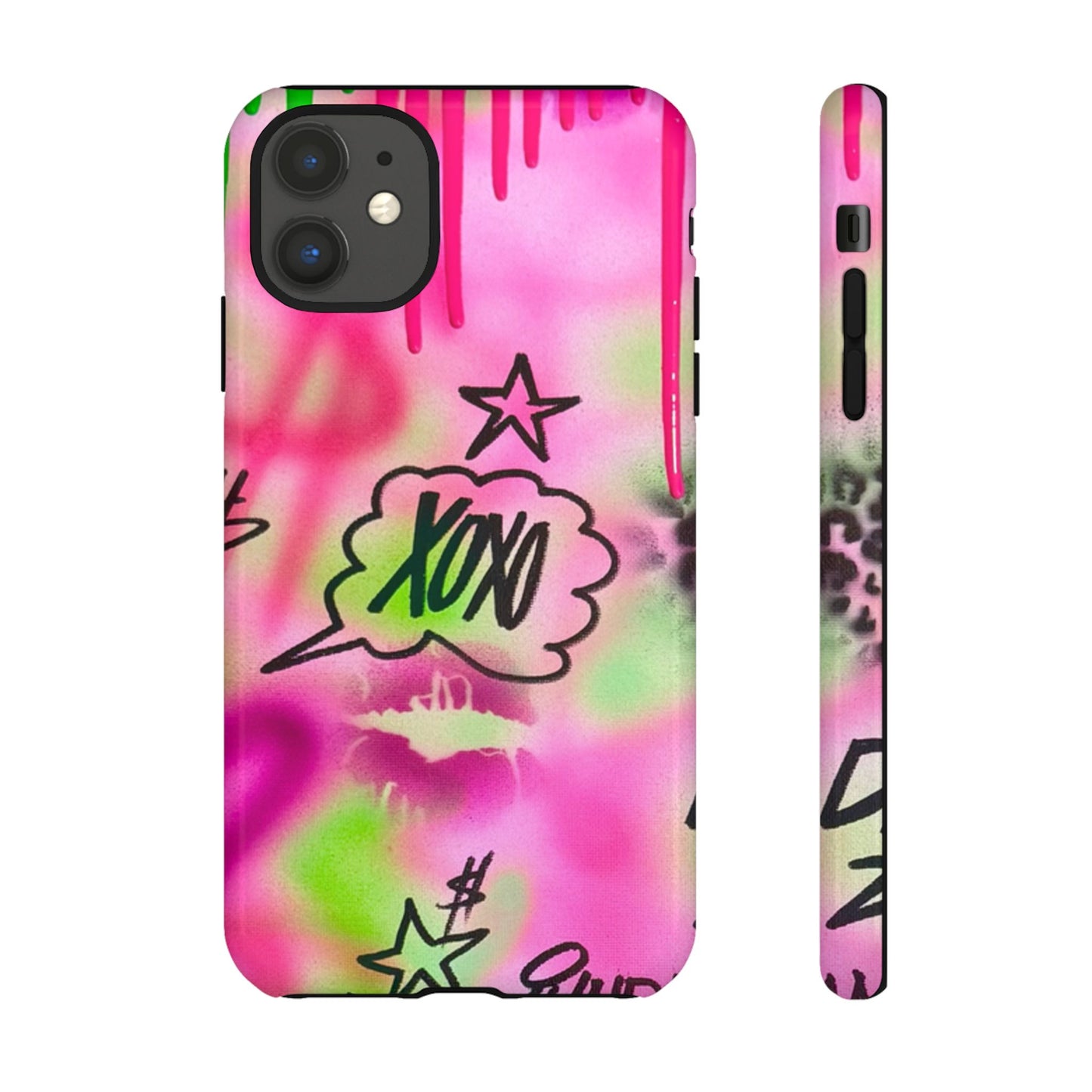 "xoxo" airbrush iPhone case