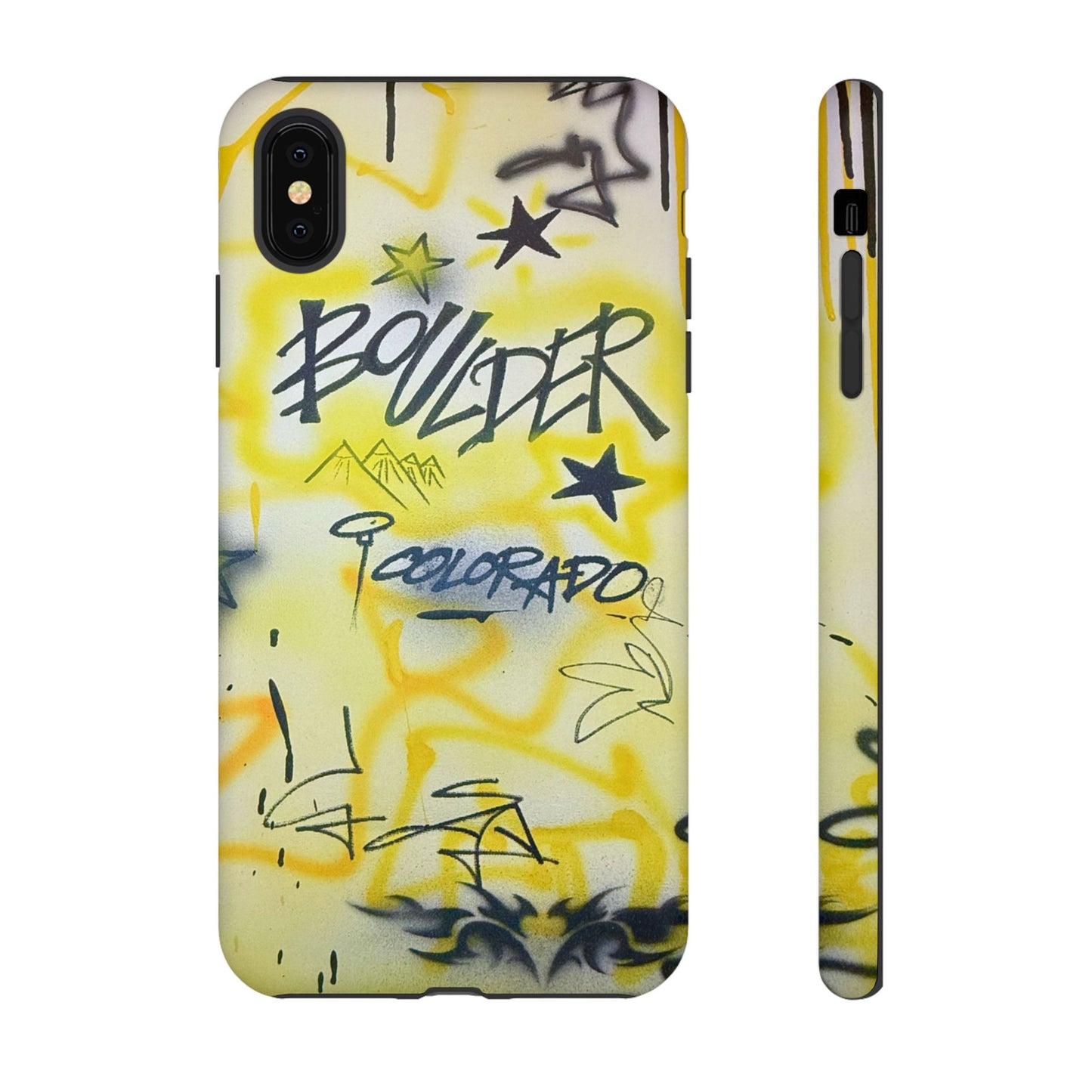 "boulder" airbrush iPhone case