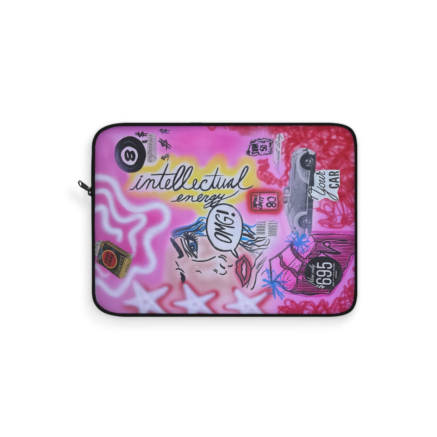 "intellectual energy" airbrush laptop sleeve