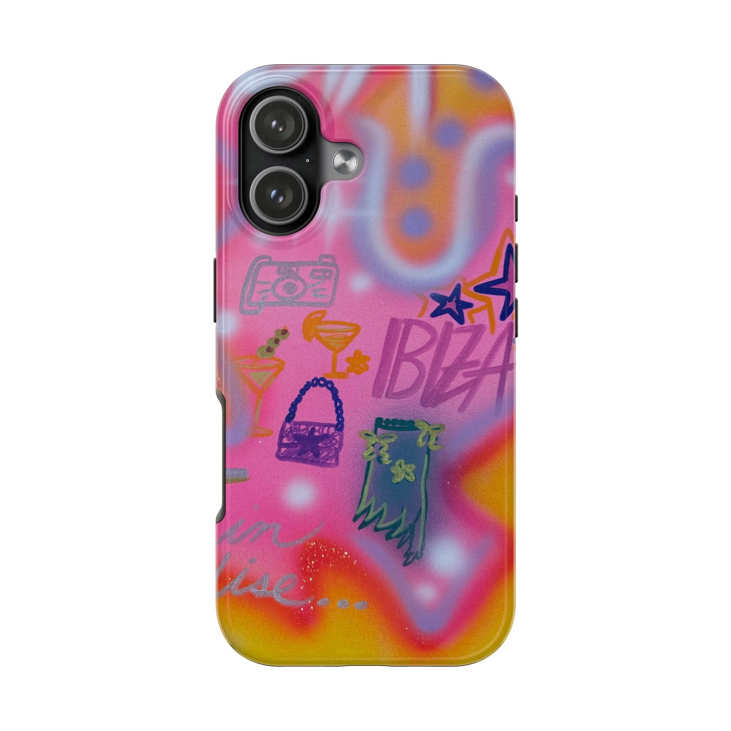 "ibiza" airbrush iPhone case