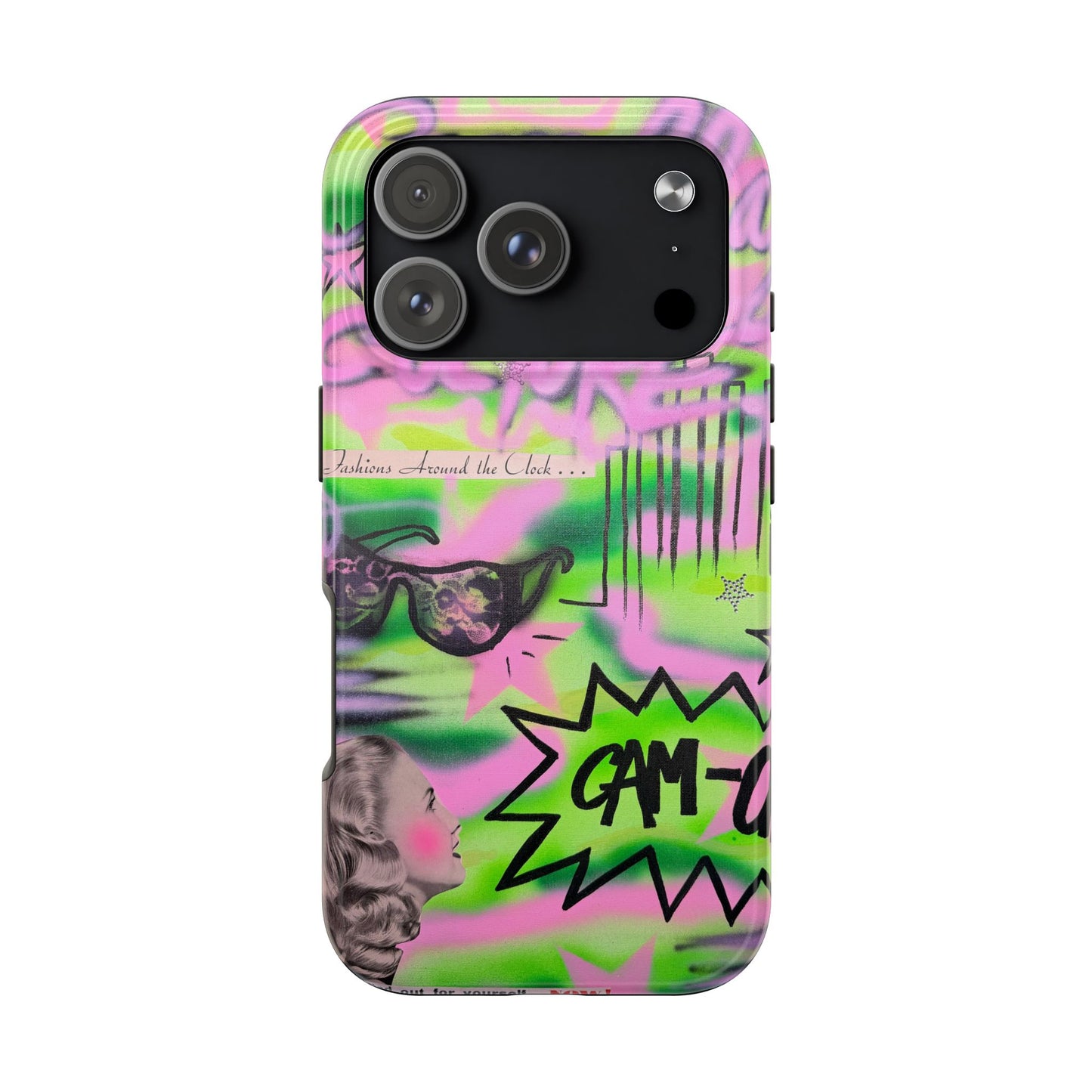 "green camo" airbrush iPhone case
