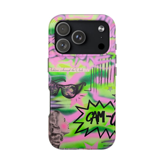 "green camo" airbrush iPhone case