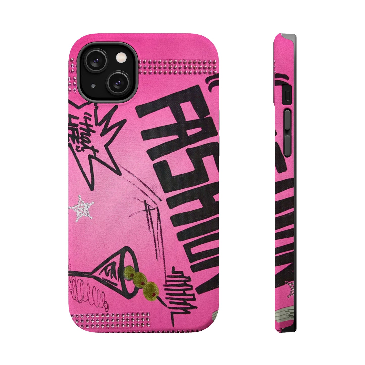 MagSafe "high fashion pt. 2" airbrush iPhone case
