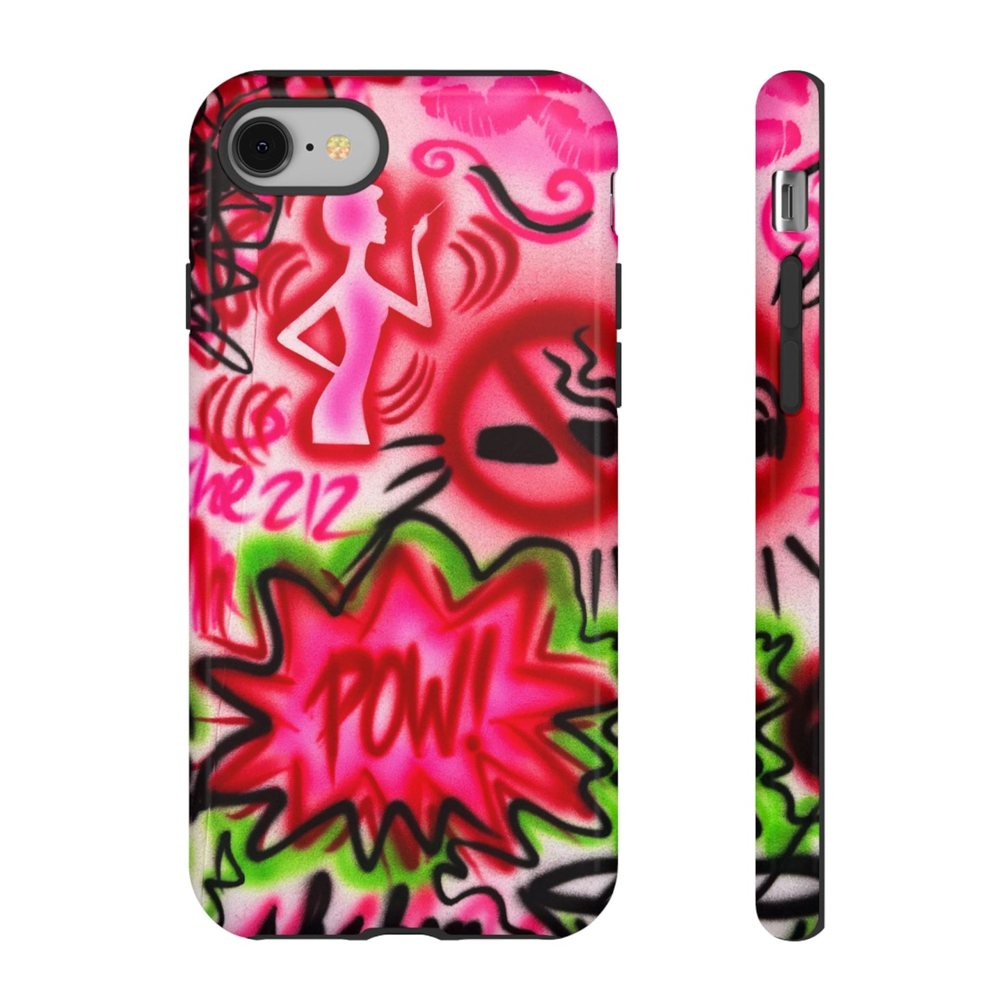 "in the 212" airbrush iPhone case