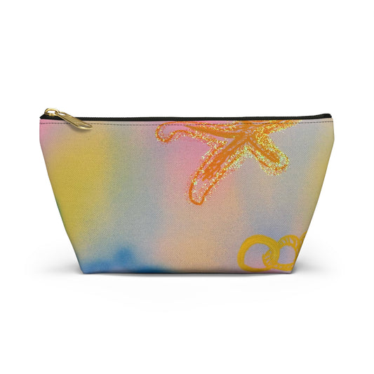"sweet starfish" airbrush makeup pouch