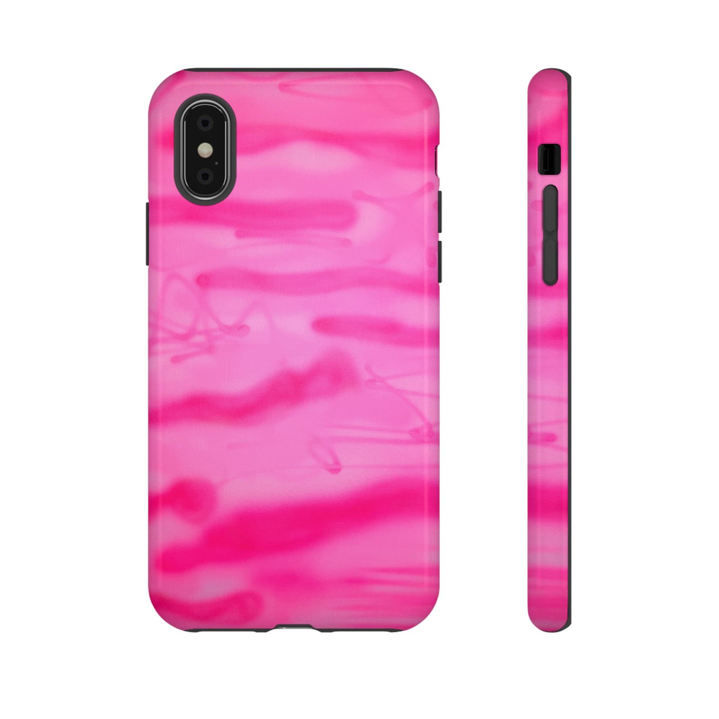 "pink camo" airbrush iPhone case