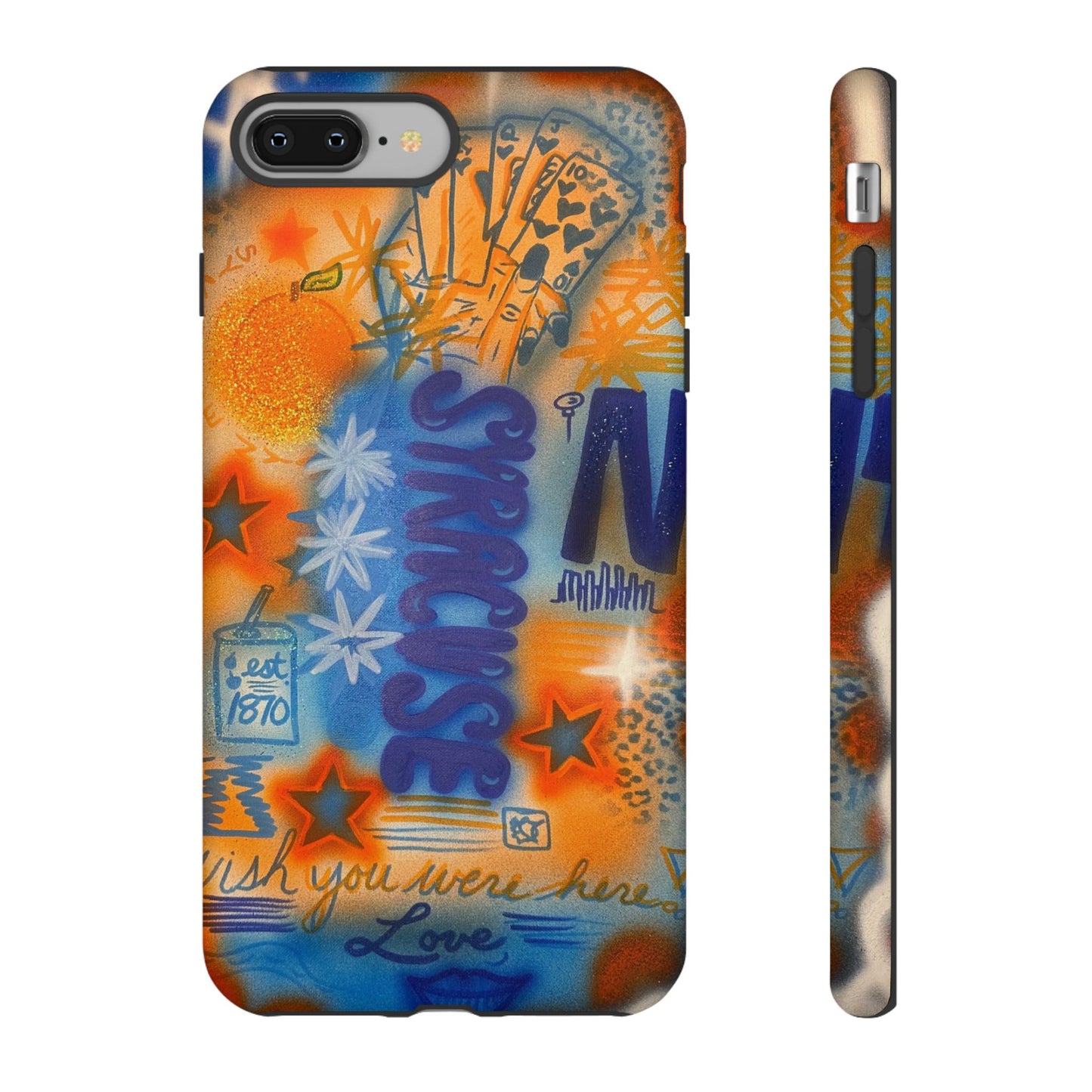"syracuse, new york" airbrush iPhone case