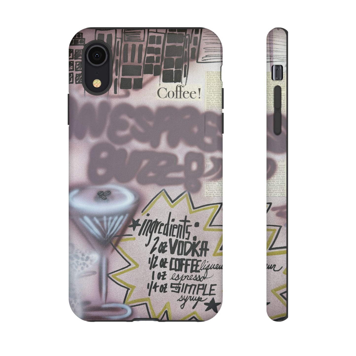 "espresso martini" airbrush iPhone case