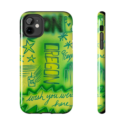 "oregon" airbrush iPhone case