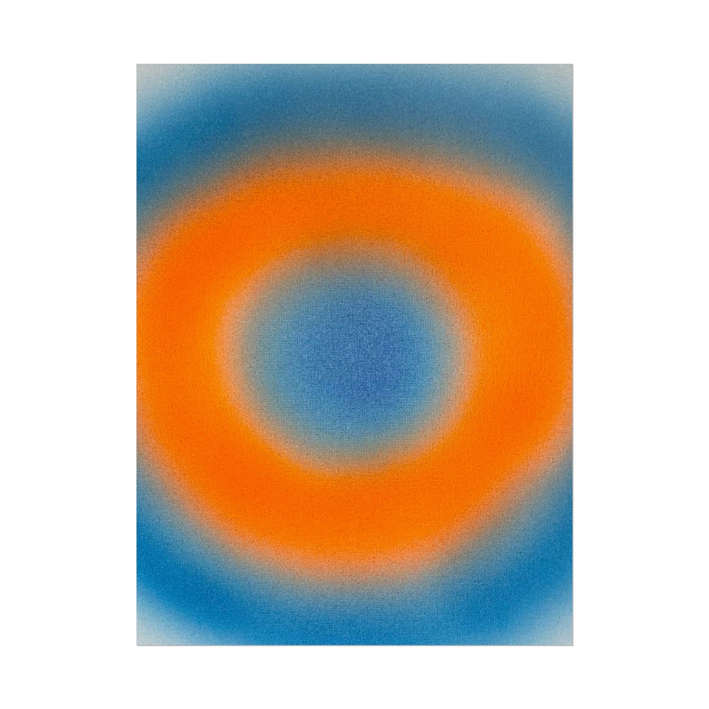 "citrus sky aura" airbrush rolled print