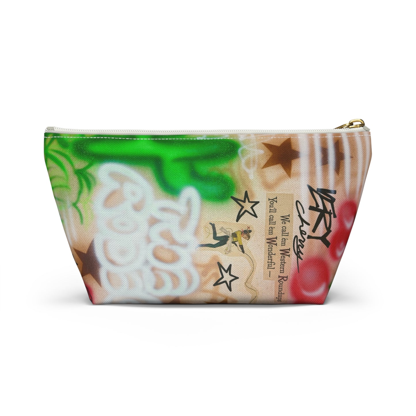 "the rodeo" airbrush makeup pouch