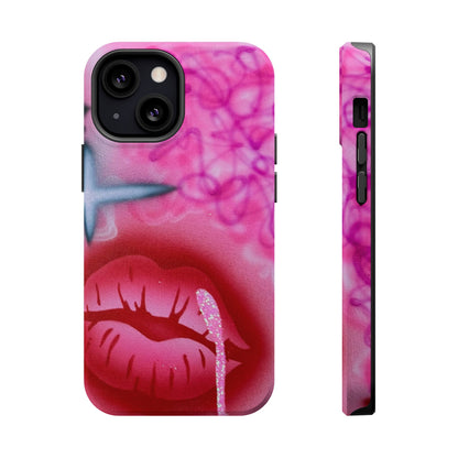 MagSafe limited edition "glitter aura" airbrush iPhone case