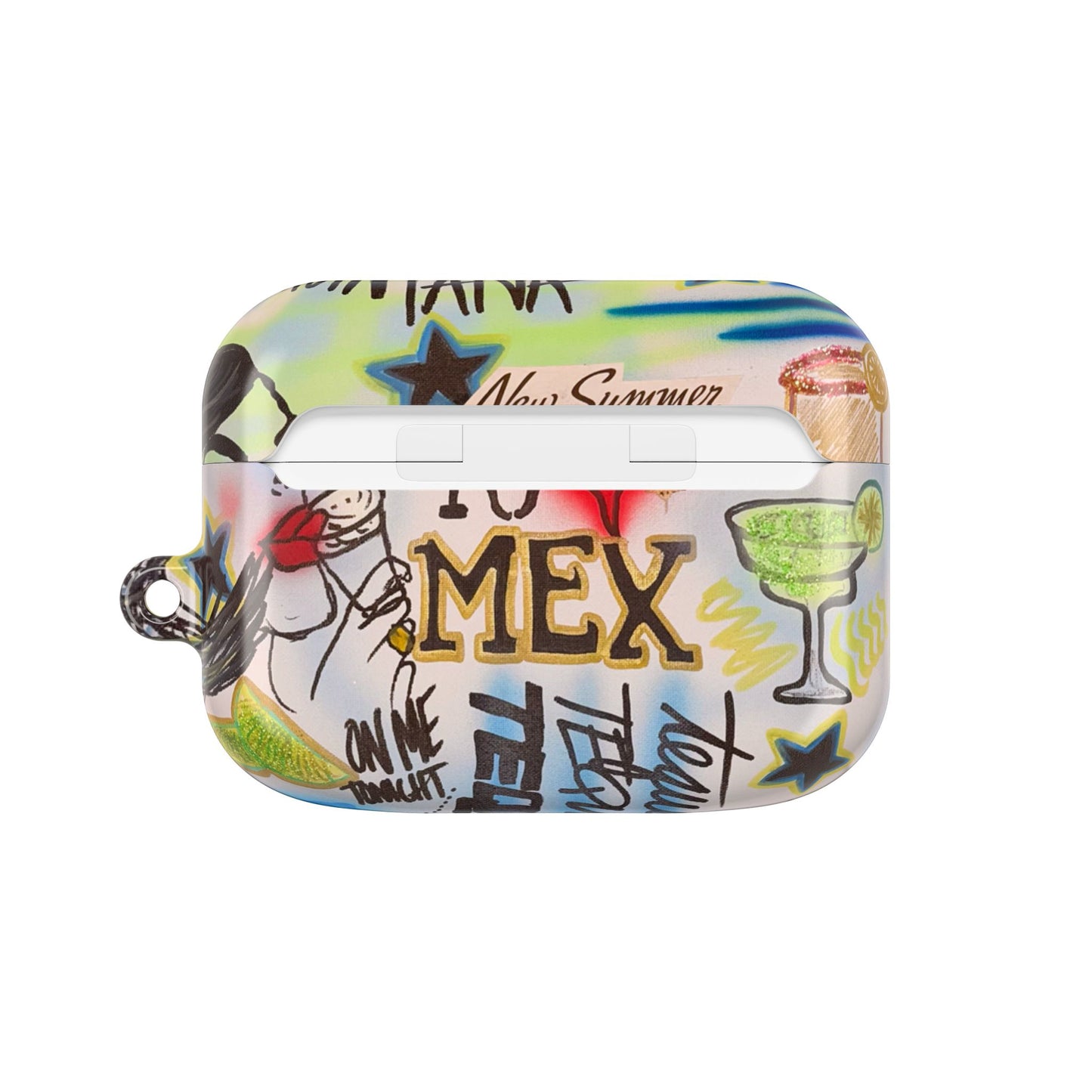 "salted lime" airbrush airpod cases