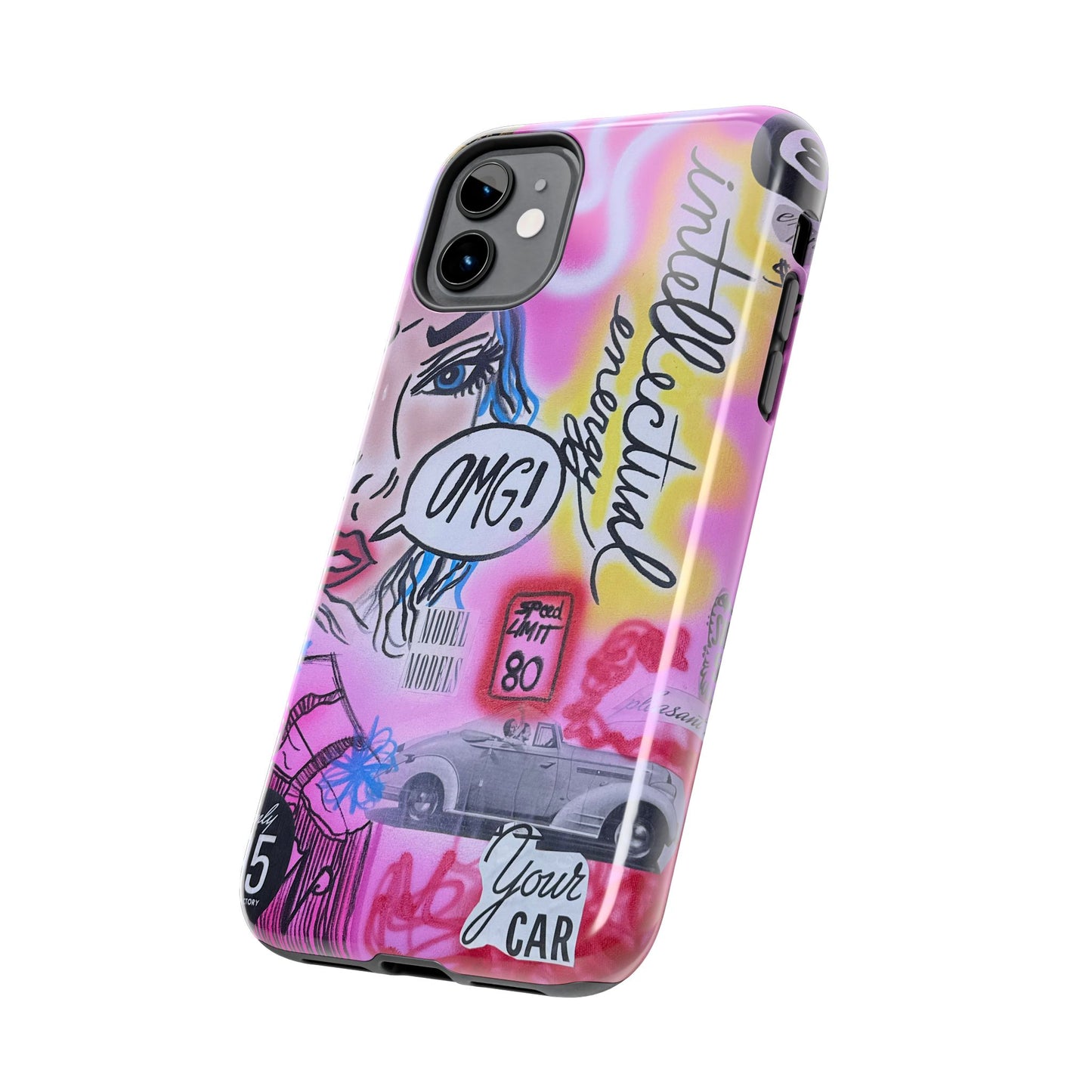 "intellectual energy" airbrush iPhone case