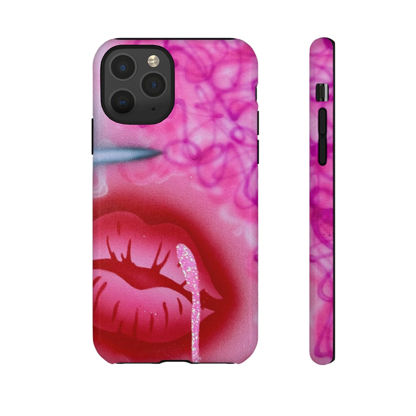 limited edition "glitter aura" airbrush iPhone case airbrush iPhone case