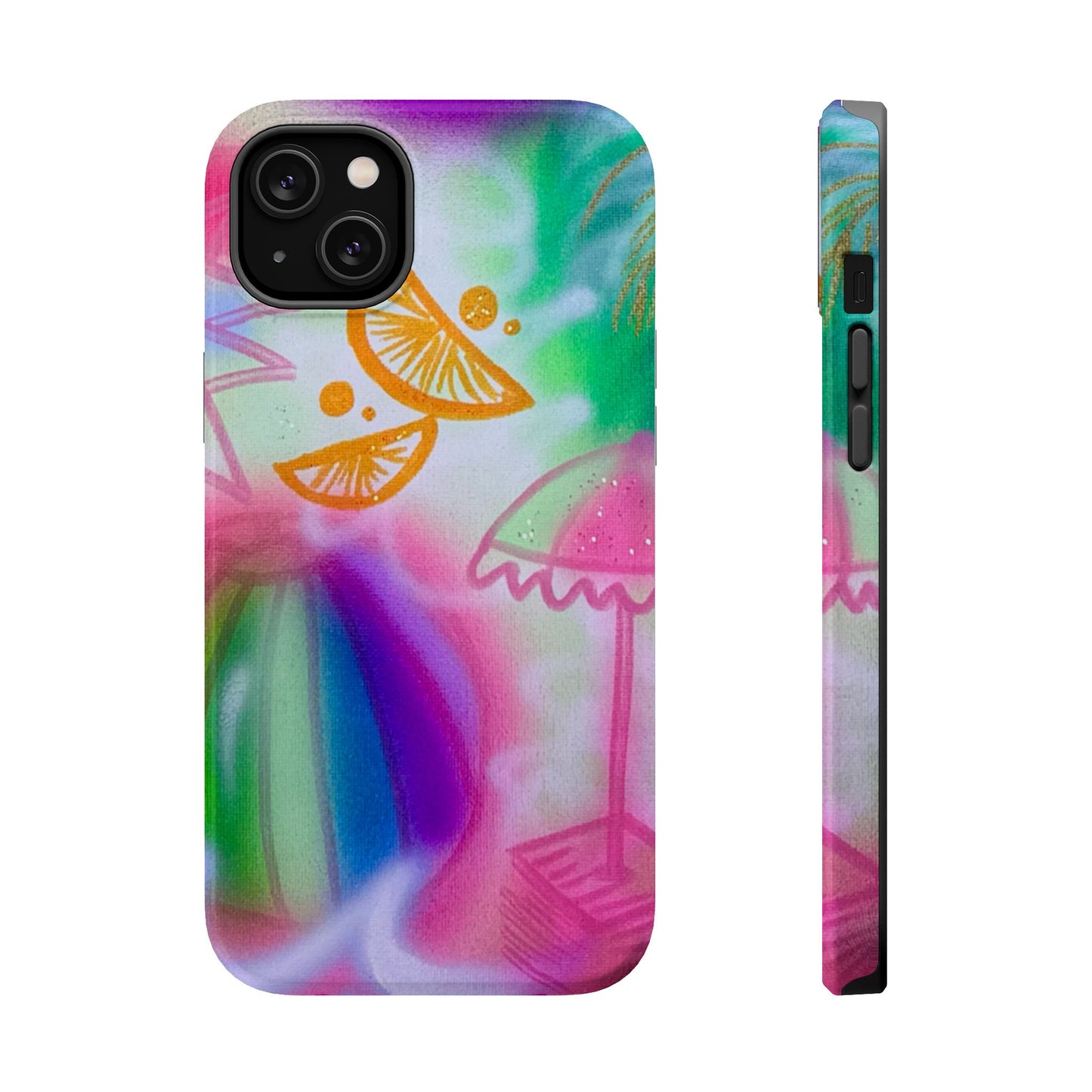 MagSafe "on the beach" airbrush iPhone case