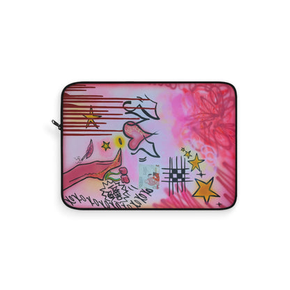 "cherry luvr" airbrush laptop sleeve