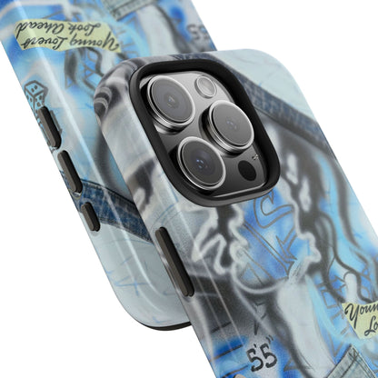 "young lovers" airbrush iPhone case