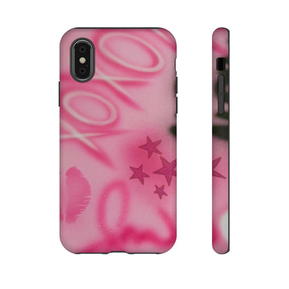 "perfectly pink" airbrush iPhone case