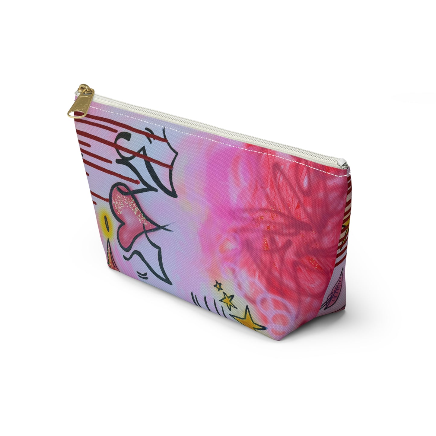 "cherry luvr" airbrush makeup pouch