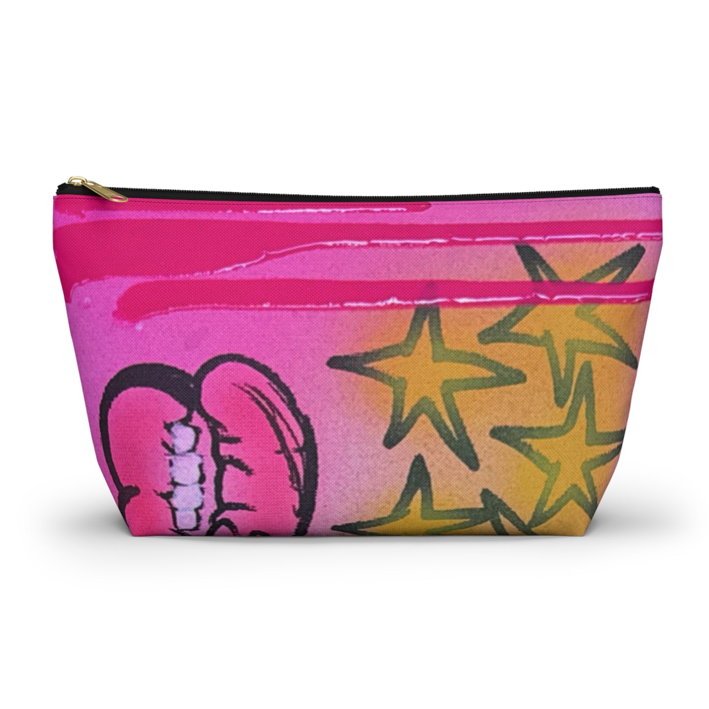 "star drip" airbrush makeup pouch