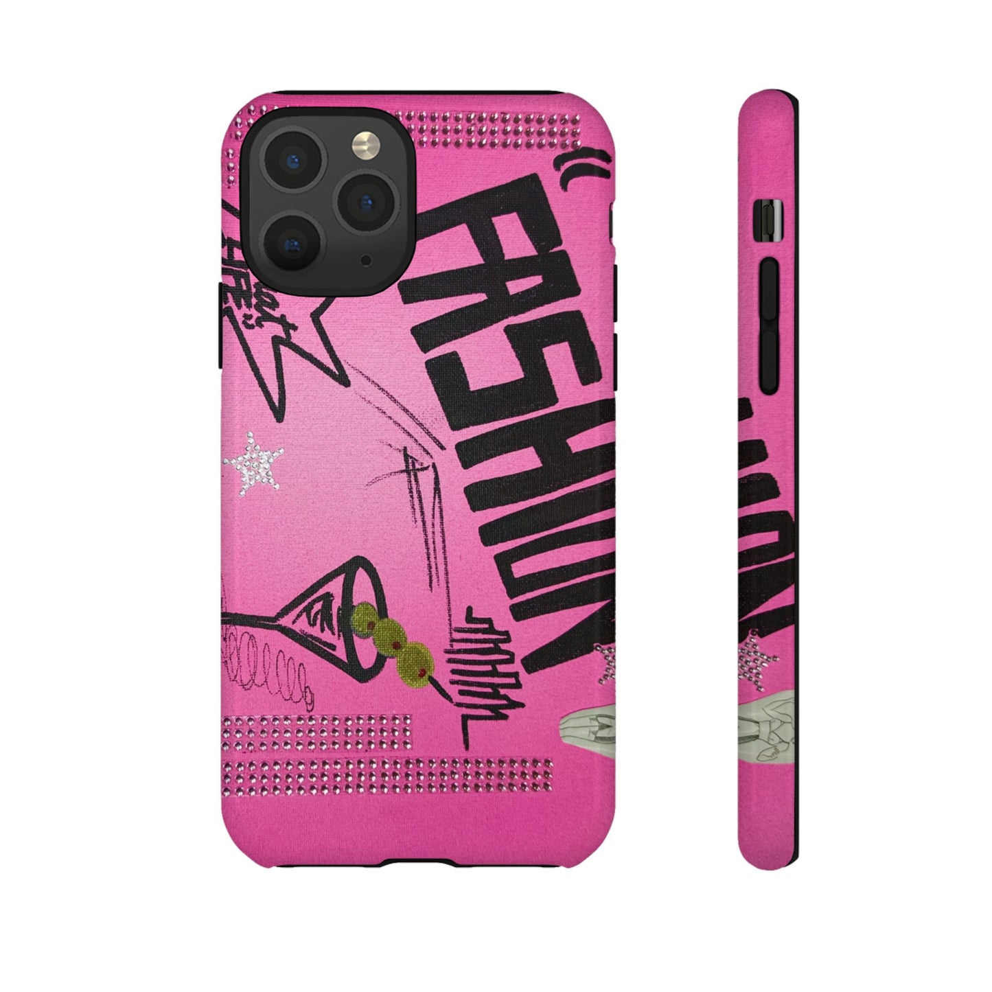 "high fashion pt. 2" airbrush iPhone case