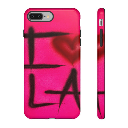"I <3 LA" airbrush iPhone case