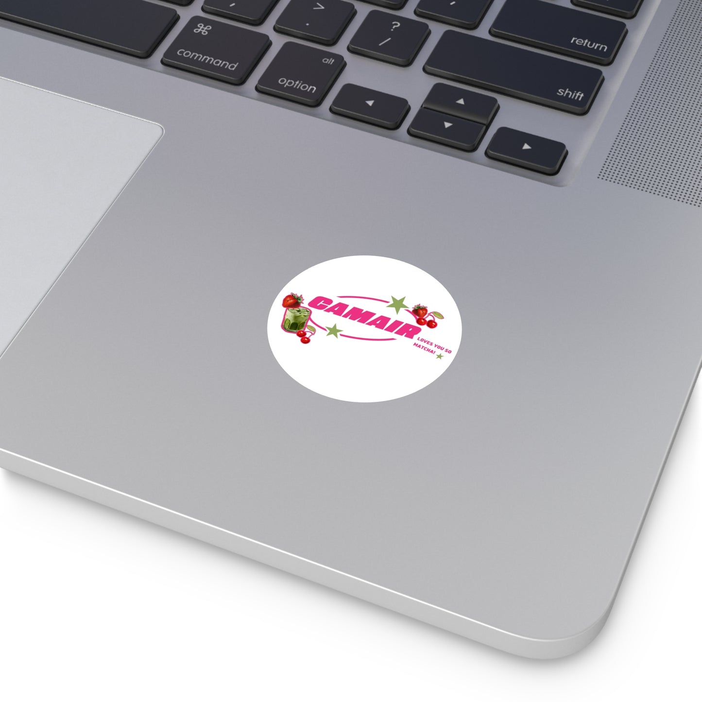 "matcha!" vinyl sticker