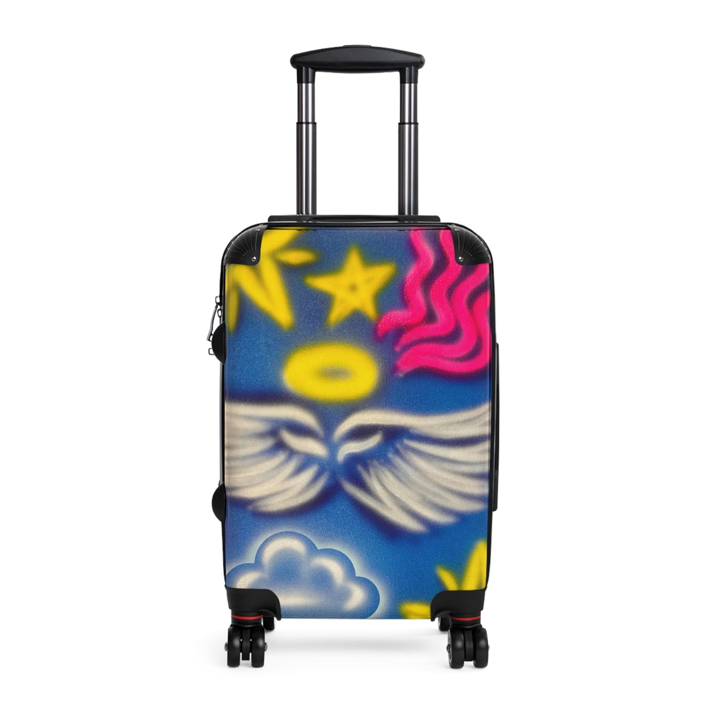 "celestial halo" airbrush suitcase