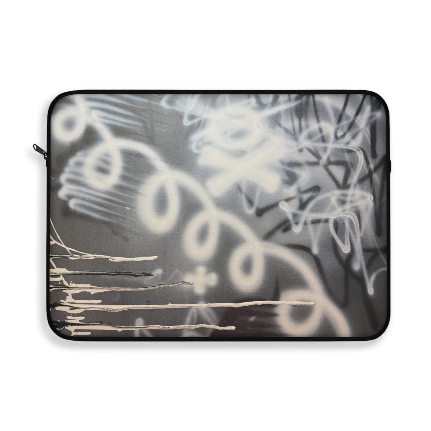 "spatial blur" airbrush laptop sleeve