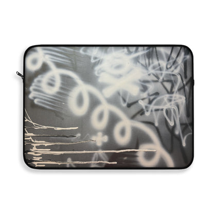 "spatial blur" airbrush laptop sleeve